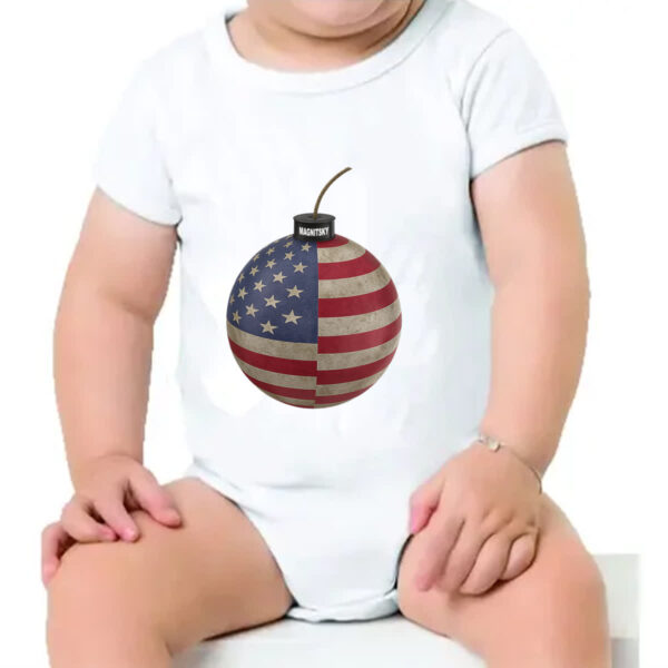 Body infantil Meme Bomba EUA Magnitsky - Imagem 4