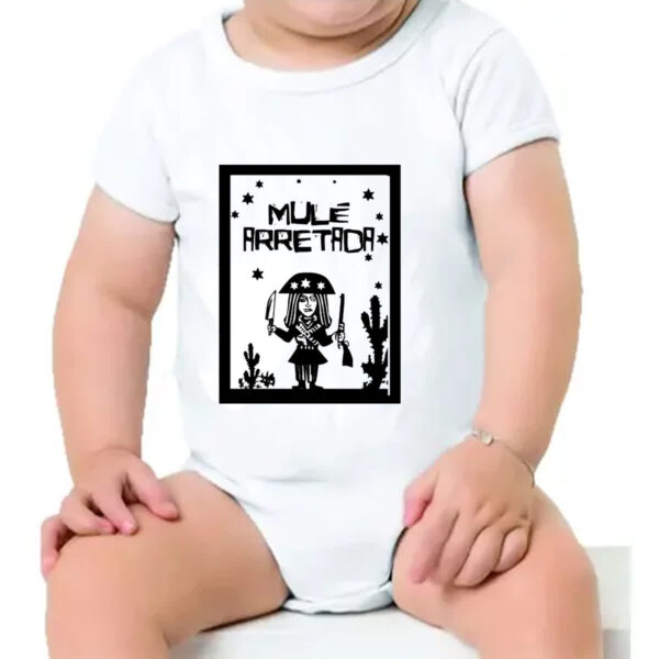 Body infantil Nordeste Mule Arretada - Imagem 4