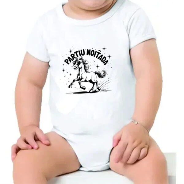 Body infantil Partiu Noitada Cavalo - Imagem 4