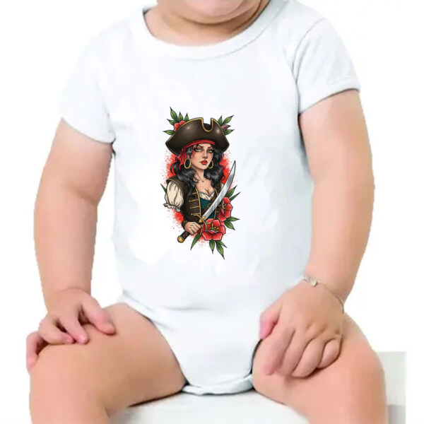 Body infantil Lady Pirata - Imagem 4