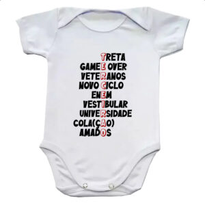 Body infantil Terceirao Acrostico