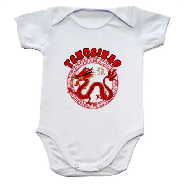 Body infantil Terceirao Dragao Chines