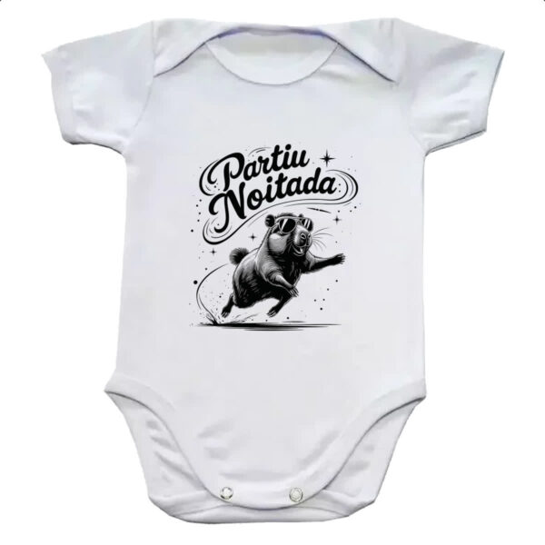 Body infantil Partiu Noitada Capivara