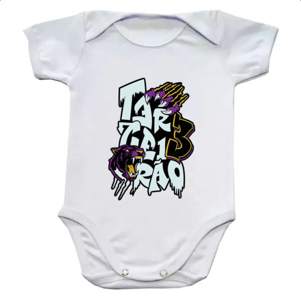 Body infantil Terceirao Pantera Negra