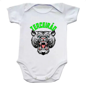 Body infantil Terceirao Tigre rugindo