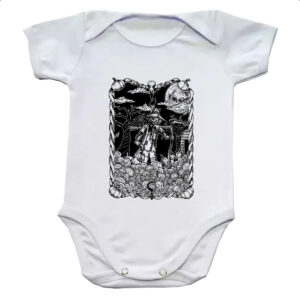 Body infantil O Espantalho Black White Arte