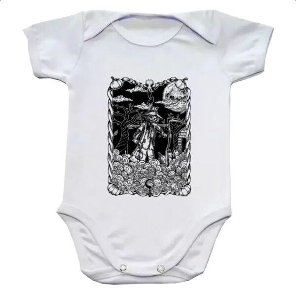 Body infantil O Espantalho Black White Arte