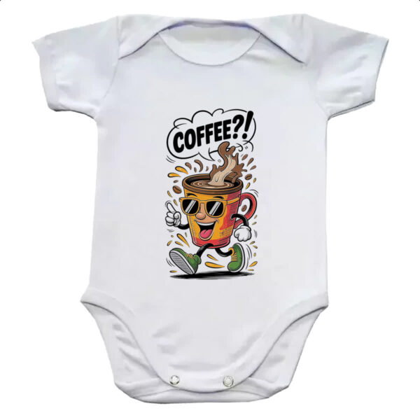 Body infantil Cafe andando e perguntando
