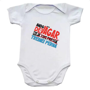 Body infantil Ando devagar treinei perna