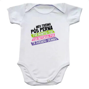 Body infantil Meu treino pos perna doi demais