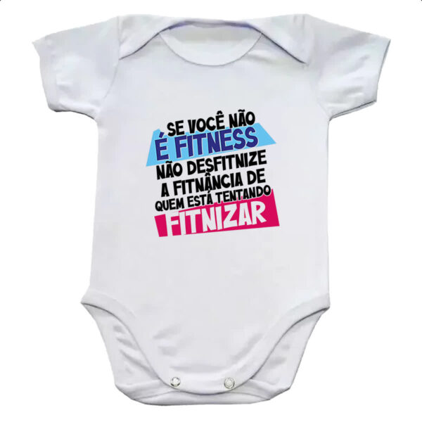 Body infantil Voce nao e fitnes