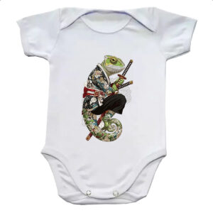 Body infantil Camaleao Samurai