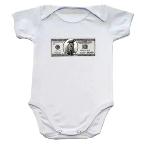 Body infantil Capivara 100 Dolares