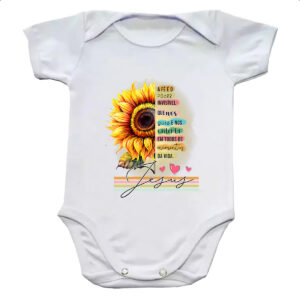 Body infantil Gospel Girassol a Fe