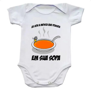 Body infantil Mosca na Sopa