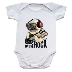 Body infantil Pug on the Rock