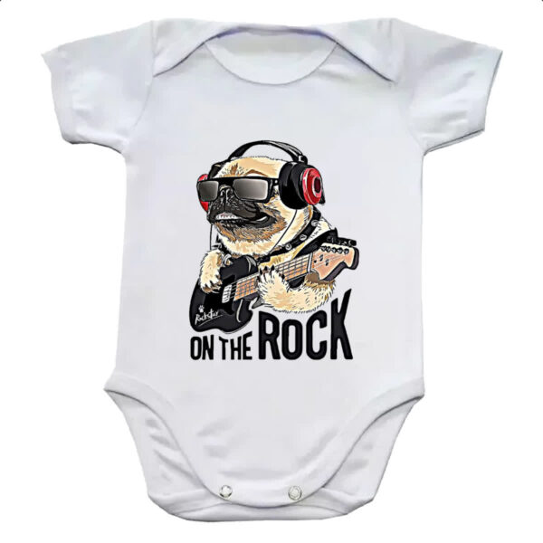 Body infantil Pug on the Rock