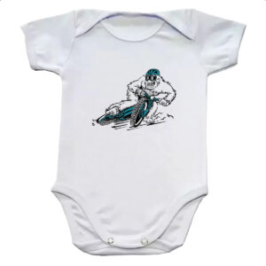 Body infantil Yeti na BMX