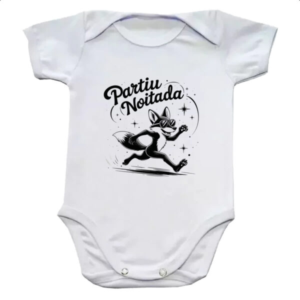 Body infantil Partiu Noitada Raposa