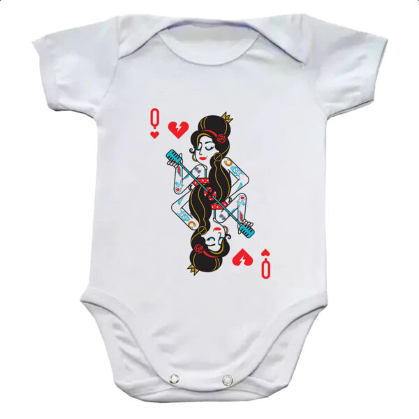 Body infantil Baralho Rainha Amy Winehouse