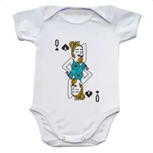 Body infantil Baralho Rainha Madonna