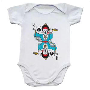 Body infantil Baralho Rei Jimi Hendrix