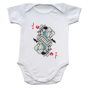 Body infantil Baralho Valete Michael Jackson