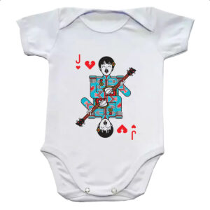Body infantil Baralho Valete Paul McCartney