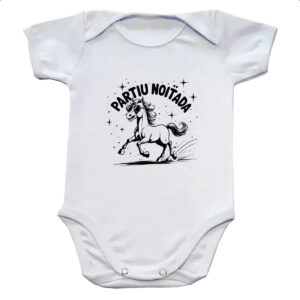 Body infantil Partiu Noitada Cavalo