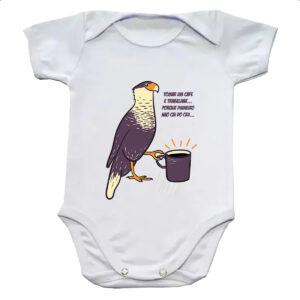 Body infantil Carcara Cafe Trabalho