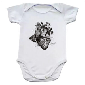 Body infantil Coracao Restless Heart
