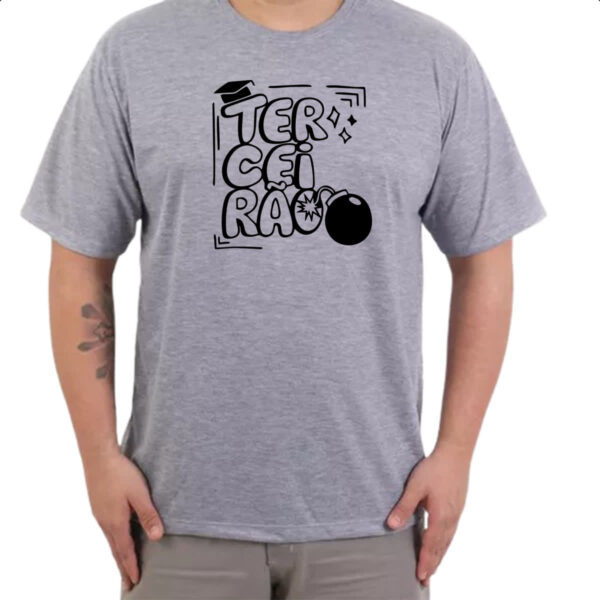 Camiseta Cinza Terceirao Bomba - Imagem 3