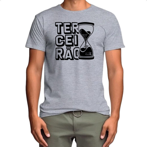Camiseta Cinza Terceirao Ampulheta - Imagem 4