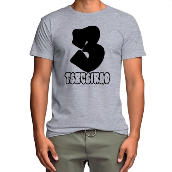 Camiseta Cinza Terceirao Grafite art - Imagem 4
