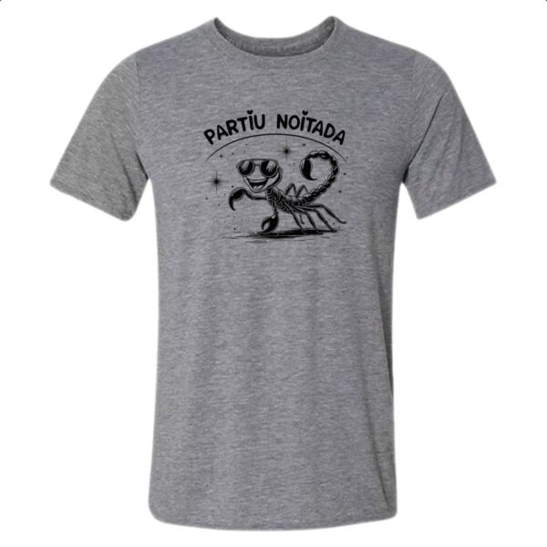 Camiseta Cinza Partiu Noitada Escorpiao