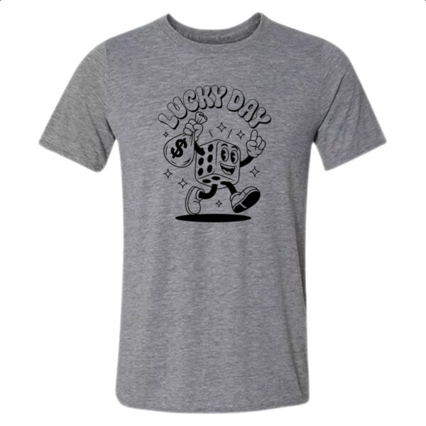 Camiseta Cinza Dia de sorte