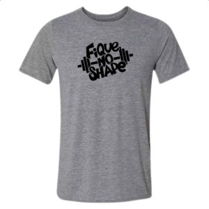 Camiseta Cinza Fique no Shape