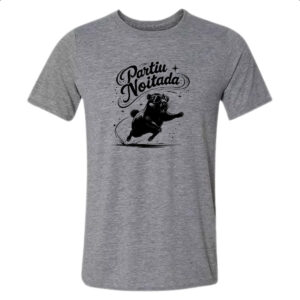 Camiseta Cinza Partiu Noitada Capivara