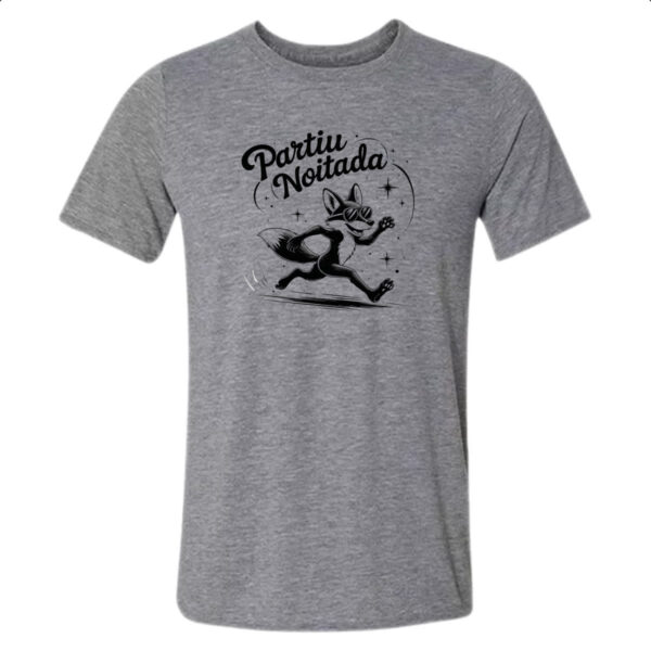 Camiseta Cinza Partiu Noitada Raposa