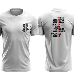 Camiseta Unissex Terceirao Acrostico FC