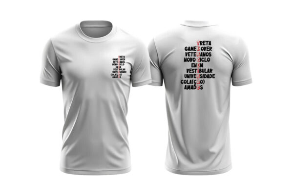 Camiseta Unissex Terceirao Acrostico FC