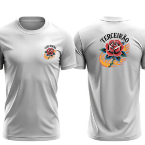 Camiseta Unissex Terceirao Rosa Flamejante FC