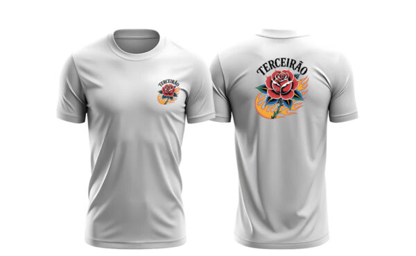 Camiseta Unissex Terceirao Rosa Flamejante FC