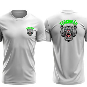 Camiseta Unissex Terceirao Tigre rugindo FC