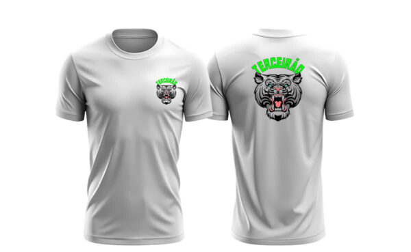 Camiseta Unissex Terceirao Tigre rugindo FC