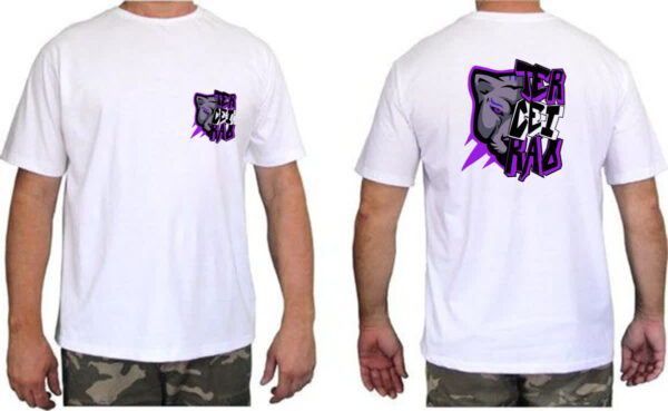 Camiseta Unissex Terceirao Pantera rosto FC - Imagem 2