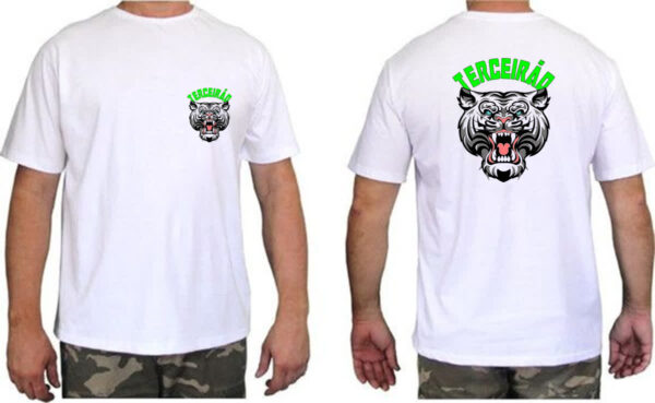 Camiseta Unissex Terceirao Tigre rugindo FC - Imagem 2