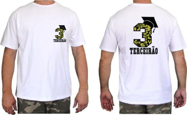 Camiseta Unissex Terceirao Camuflagem 3 com capelo FC - Imagem 2