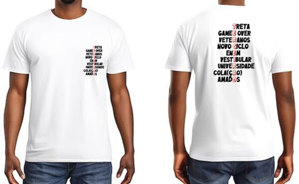 Camiseta Unissex Terceirao Acrostico FC - Imagem 3