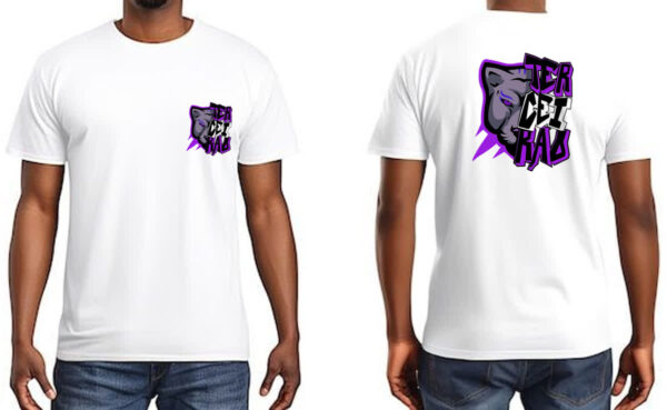 Camiseta Unissex Terceirao Pantera rosto FC - Imagem 3